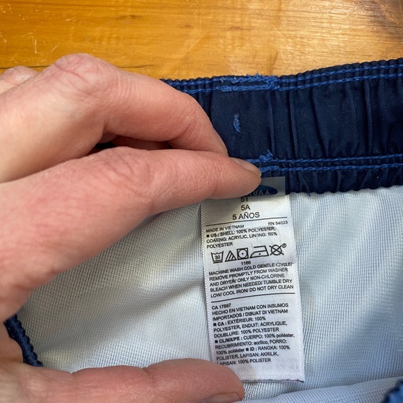 Pair of Old Navy Swim Trunks - 5T - Picture 3 of 11
